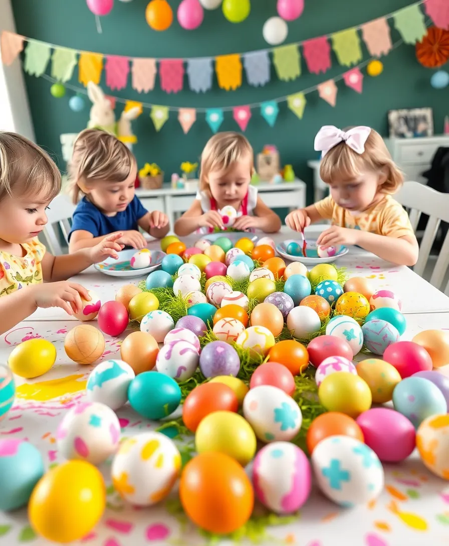 21 Adorable Easter Activities for Toddlers That Will Brighten Their Day! 5 21 Adorable Easter Activities for Toddlers That Will Brighten Their Day! - 2. Egg Decorating Extravaganza