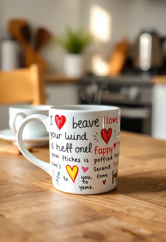21 DIY Valentine's Gifts for Your Boyfriend That Will Make His Heart Melt! 6 21 DIY Valentine's Gifts for Your Boyfriend That Will Make His Heart Melt! - 3. Personalized Mug