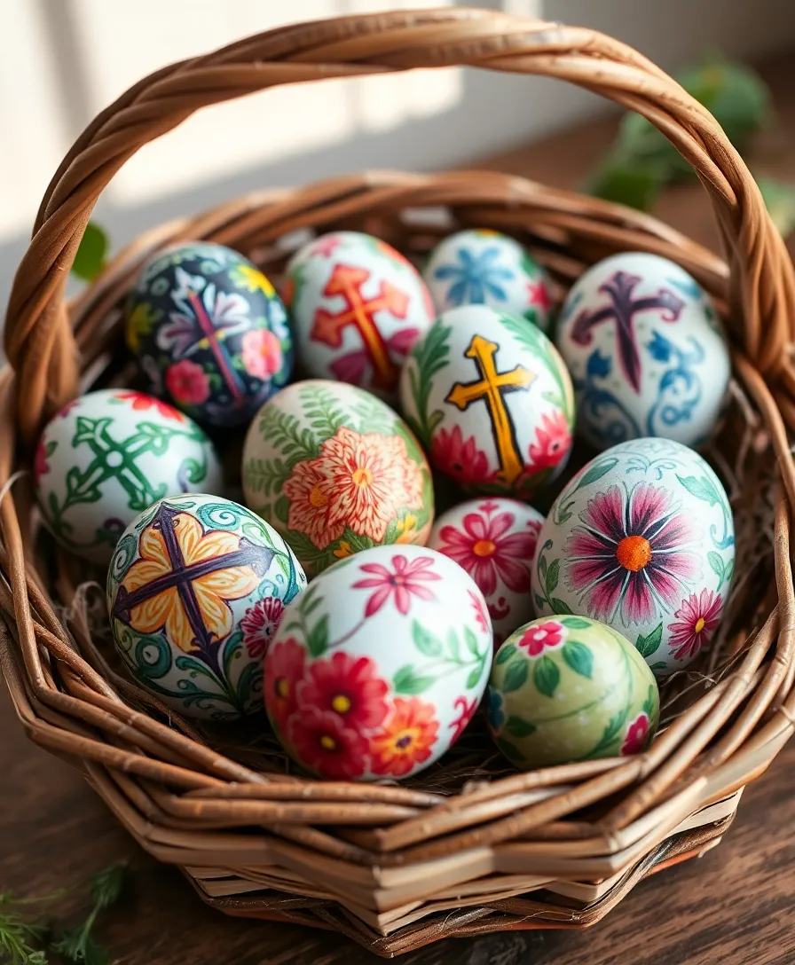 21 Inspiring Christian Easter Aesthetic Ideas That Will Make Your Holiday Truly Meaningful! 10 21 Inspiring Christian Easter Aesthetic Ideas That Will Make Your Holiday Truly Meaningful! - 7. Hand-Painted Easter Eggs