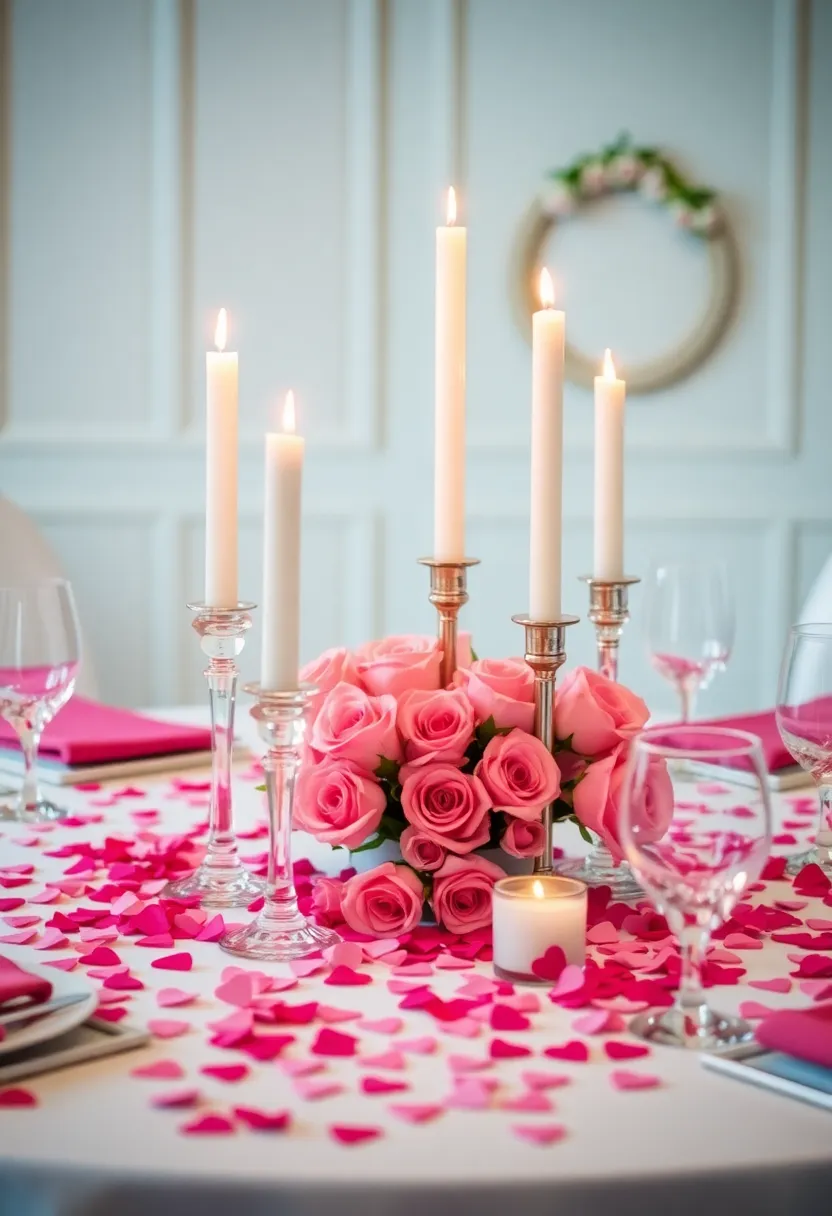 21 Easy DIY Valentine's Day Decorations That Will Fill Your Home with Love! 7 21 Easy DIY Valentine's Day Decorations That Will Fill Your Home with Love! - 4. Love-Themed Table Centerpiece
