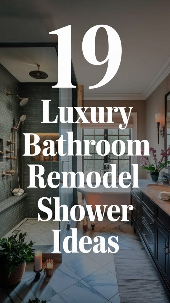 19 Luxury Bathroom Remodel Shower Ideas That Will Make You Feel Like Royalty! 2 a vibrant and creative pin with the text XUtSeZBaQsKNfPTSMNTF4w GAW7RNhlTB2jWmIEPv7Vtg