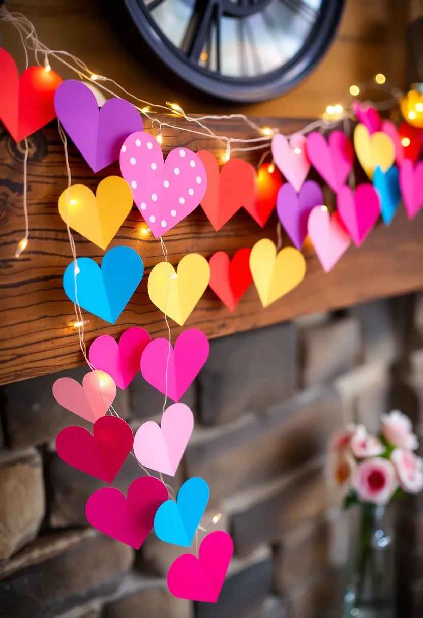 21 Easy DIY Valentine's Day Decorations That Will Fill Your Home with Love! 4 21 Easy DIY Valentine's Day Decorations That Will Fill Your Home with Love! - 1. Heart-Shaped Paper Garland