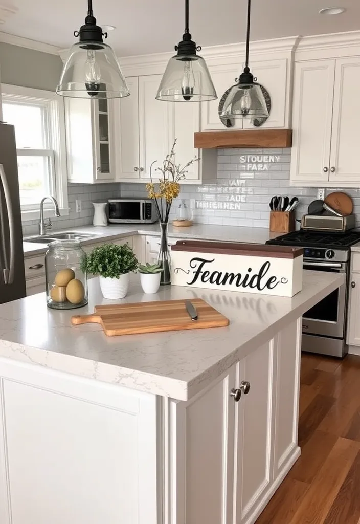 21 Kitchen Island Countertop Decor Ideas to Inspire Your Next Project! 24 21 Kitchen Island Countertop Decor Ideas to Inspire Your Next Project! - 21. Personalized Touches
