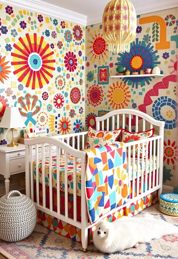 21 Adorable Nursery Room Decor Ideas That'll Transform Your Baby's Space 24 21 Adorable Nursery Room Decor Ideas That'll Transform Your Baby's Space (You'll Love #9!) - 21. Magical Mosaics