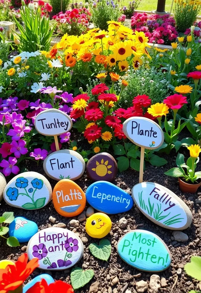 21 Creative DIY Gardening Ideas That Will Inspire Your Next Project (Check Out #10!) 13 21 Creative DIY Gardening Ideas That Will Inspire Your Next Project (Check Out #10!) - 10. Painted Rock Garden Markers