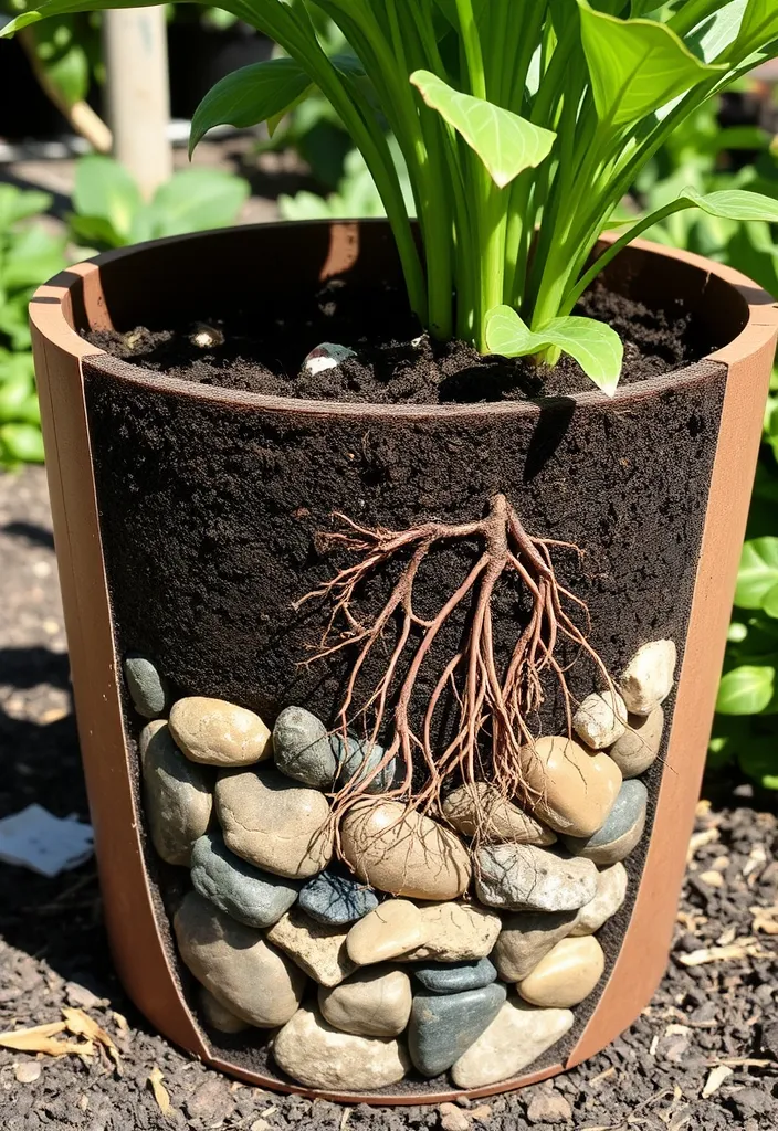 21 Container Gardening Hacks for Beginners That Will Transform Your Space! 5 21 Container Gardening Hacks for Beginners That Will Transform Your Space! - 2. Layer Your Potting Mix
