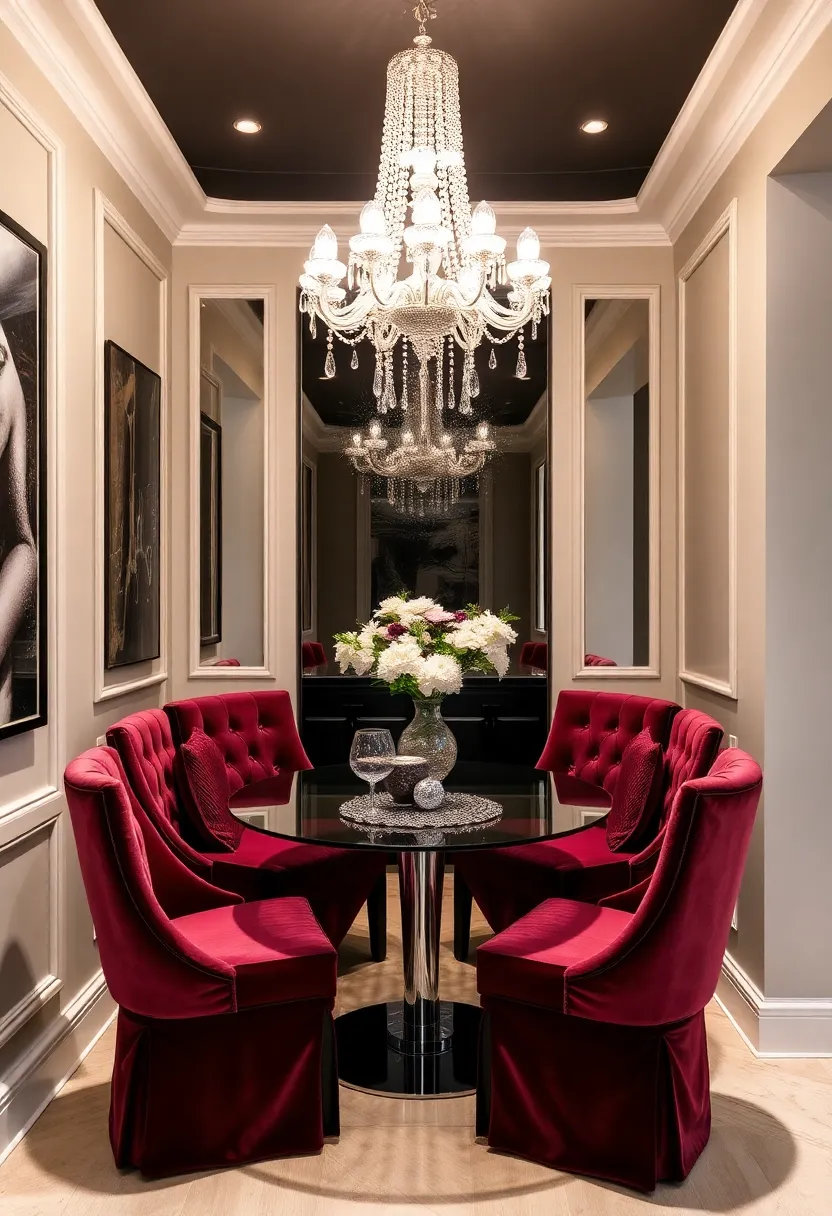 21 Corner Dining Nook Ideas That Will Transform Your Small Space Into a Cozy Retreat! 12 21 Corner Dining Nook Ideas That Will Transform Your Small Space Into a Cozy Retreat! - 9. Modern Glam