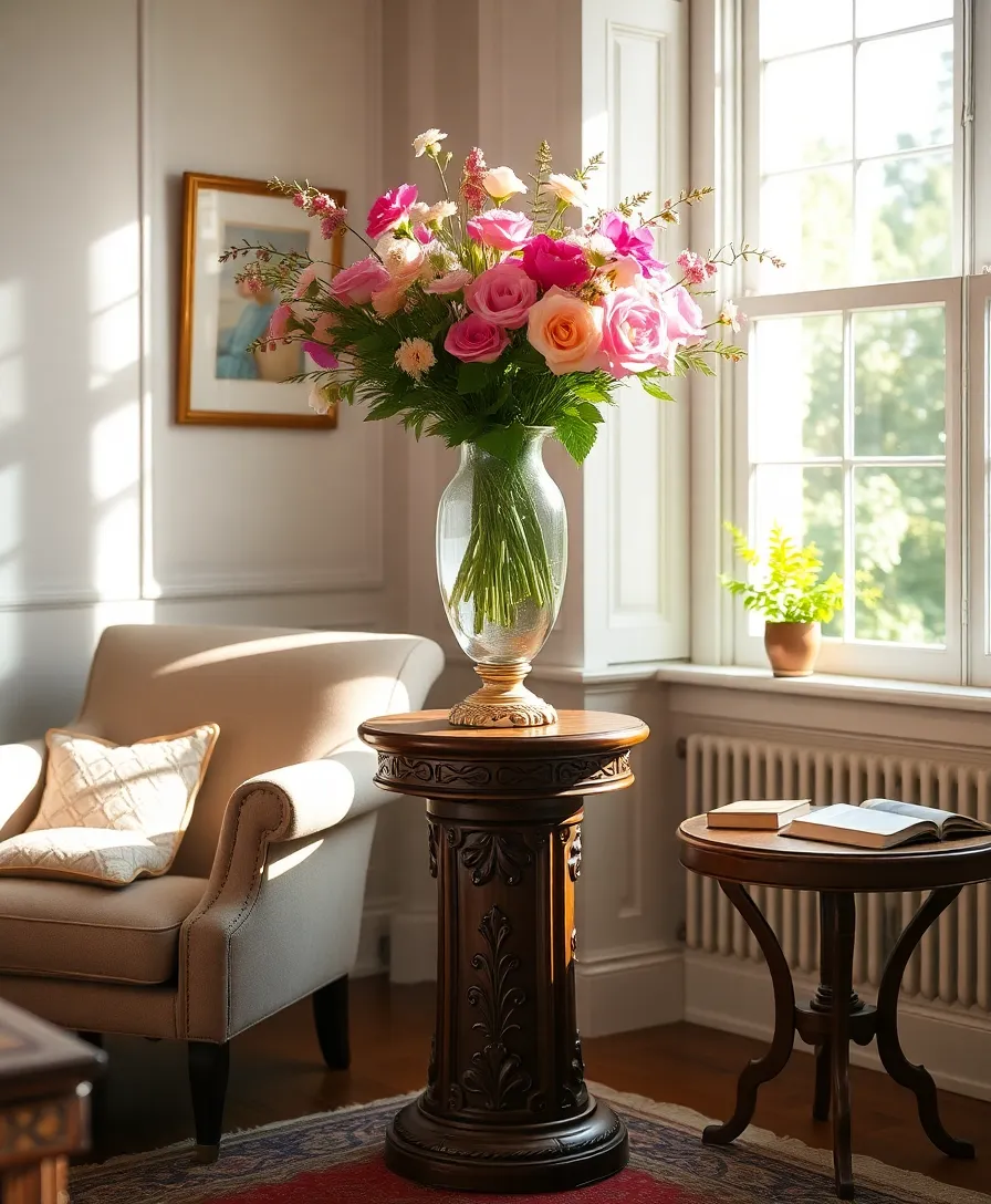 21 Antique Home Decor Ideas That'll Give Your Living Room Timeless Charm 22 21 Antique Home Decor Ideas That'll Give Your Living Room Timeless Charm (You Won't Believe #10!) - 18. Antique Pedestals