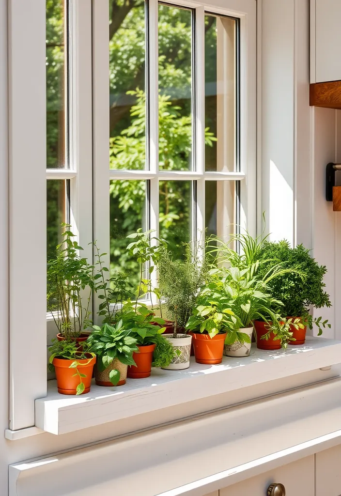 21 Vintage Farmhouse Kitchen Ideas That'll Make You Want to Cook in Style! 18 21 Vintage Farmhouse Kitchen Ideas That'll Make You Want to Cook in Style! - 15. Herb Gardens