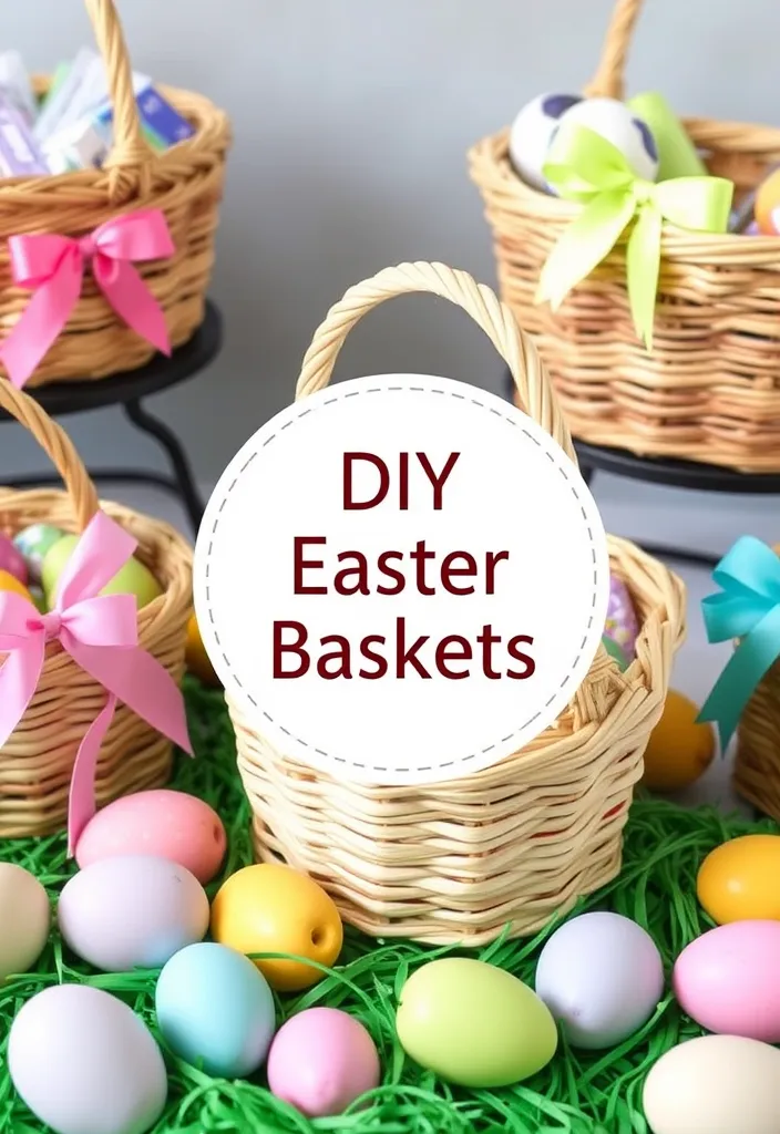21 DIY Easter Decorations That'll Make Your Home Look Spring-Ready 18 21 DIY Easter Decorations That'll Make Your Home Look Spring-Ready (You Won't Believe #8!) - 15. DIY Easter Baskets