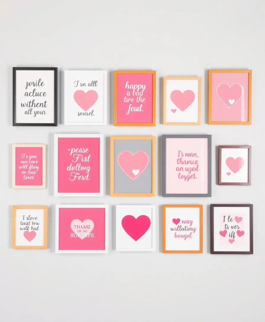 21 Adorable Valentine's Home Decor Ideas That'll Make Your Heart Skip a Beat! 7 21 Adorable Valentine's Home Decor Ideas That'll Make Your Heart Skip a Beat! - 4. Heartfelt Wall Art