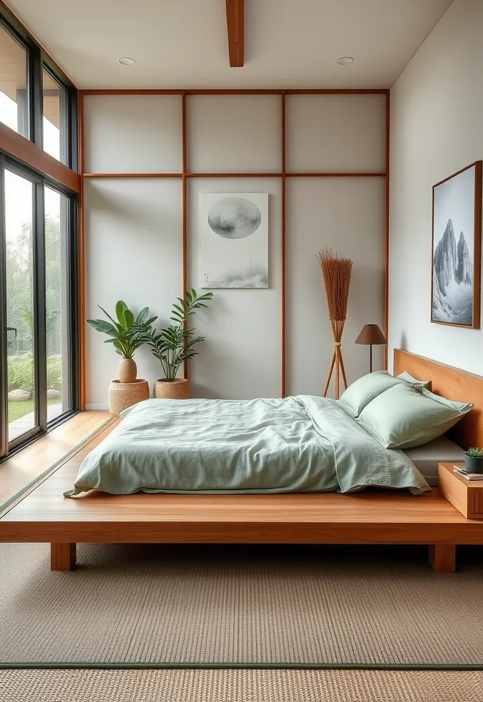 21 Unique Bedroom Designs That Will Transform Your Space Into a Dreamy Retreat! 10 21 Unique Bedroom Designs That Will Transform Your Space Into a Dreamy Retreat! - 7. Zen-inspired Space