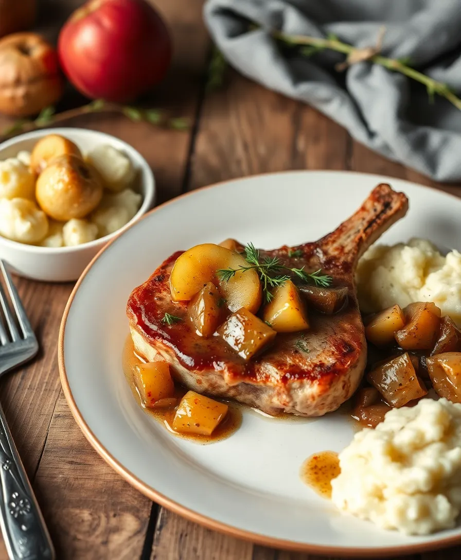 21 Easy Winter Dinner Recipes You'll Wish You Knew Sooner (Perfect for Busy Nights!) 23 21 Easy Winter Dinner Recipes You'll Wish You Knew Sooner (Perfect for Busy Nights!) - 20. Pork Chops with Apples and Onions