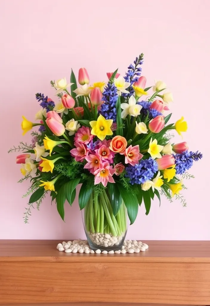 21 Spring Mantel Decorating Ideas That’ll Freshen Up Your Home 4 21 Spring Mantel Decorating Ideas That’ll Freshen Up Your Home (You Won't Believe #14!) - 1. Fresh Floral Arrangements